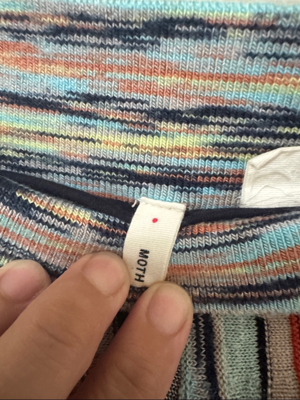Moth Multi-Color Striped Midi Skirt - Picture 2 of 6